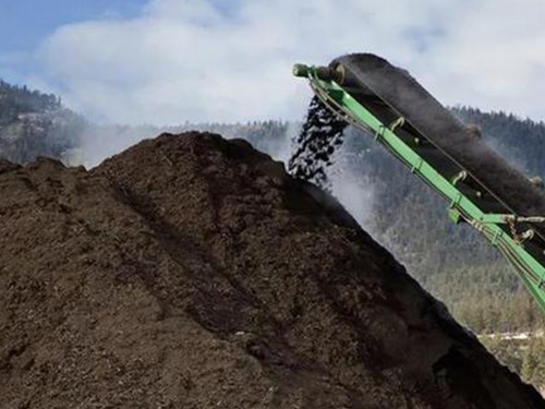 kitchen wastes are sent to the professional compost factory for composting